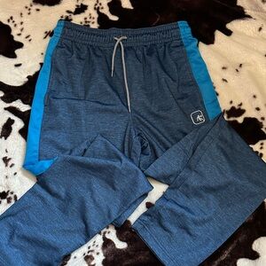 AND1 Men's Blue Joggers with Light Blue Accents